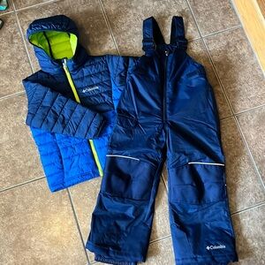 Columbia, Boys XXS (4-5), Snow Suit, Gentle used
